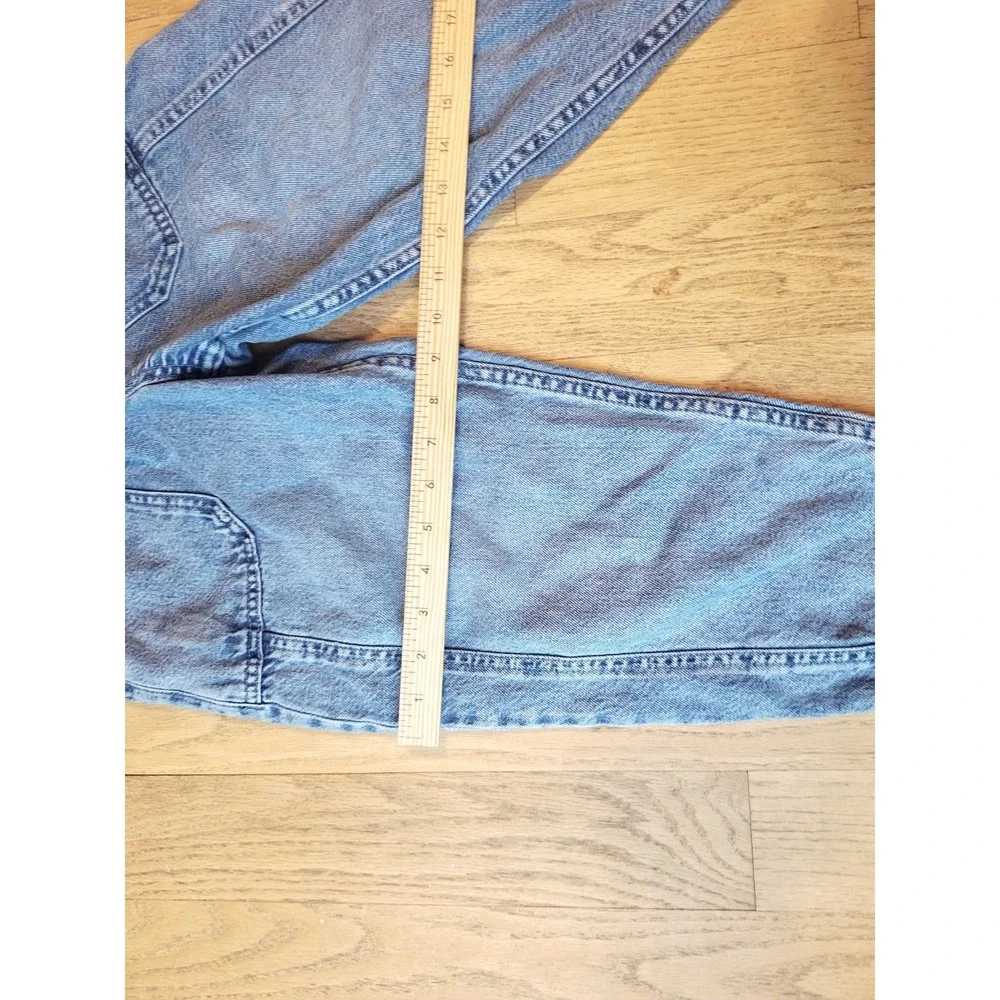 GAP Kids Baggy Barrel Leg Light Blue Denim Jeans Sz Small Working Drawstring